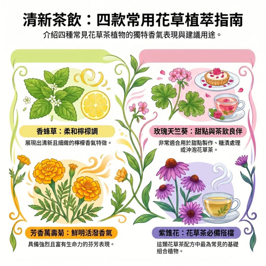 四款常用花草茶指南